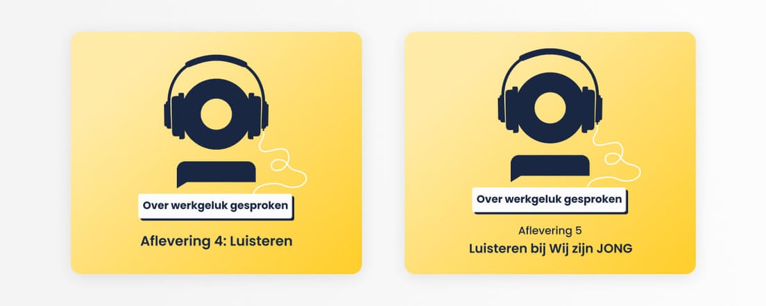 Beluister de nieuwe afleveringen van Over werkgeluk gesproken