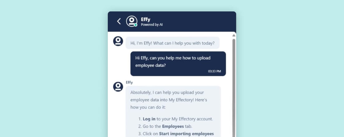 Meet Effy, your AI assistant