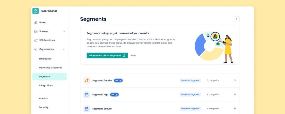 Create and edit segments in My Effectory