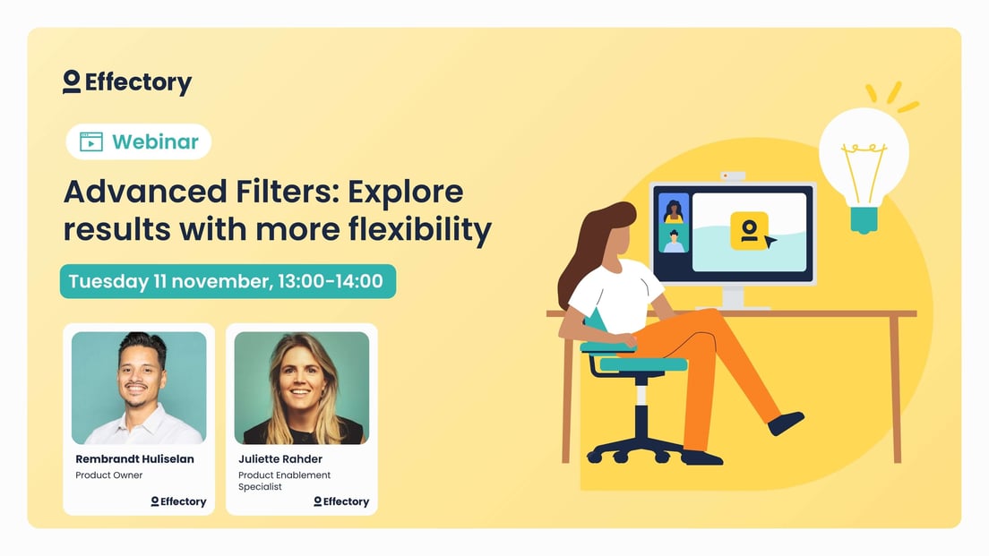 Advanced filters: Explore results with more flexibility