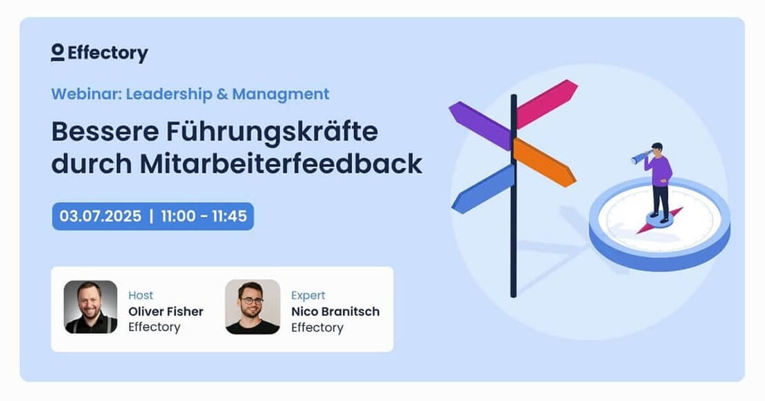 Leadership-Webinar: Bessere Führungskräfteentwicklung durch Mitarbeiterfeedback&nbsp;
